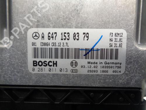 Engine control unit (ECU) MERCEDES-BENZ E-CLASS (W211)  | BP11293046M57 