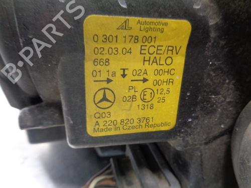 Left headlight MERCEDES-BENZ S-CLASS (W220) S 320 CDI (220.026, 220.126) | BP12244471C28 