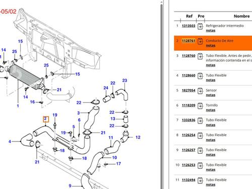 Pipe FORD MONDEO III (B5Y) 2.0 16V TDDi / TDCi | BP25381764M125 