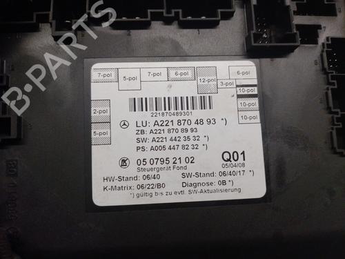 Control unit MERCEDES-BENZ S-CLASS (W221, V221)  | BP18002860M11 