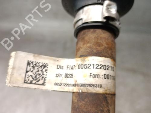 Left front driveshaft FIAT TIPO Saloon (356_, 357_) 1.4 (356SXA1B) | BP29460604M38 