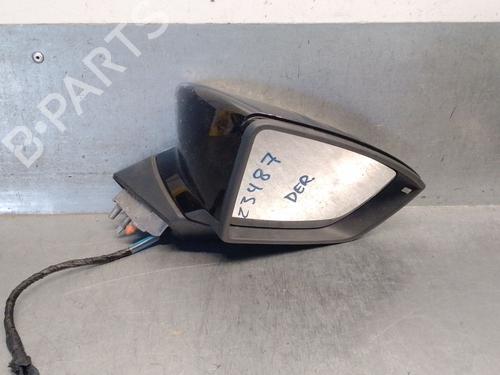Used Right mirror SEAT LEON (5F1) 1.5 TGi (131 hp) 28585031