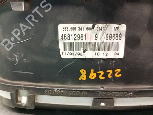 Instrument cluster FIAT PUNTO (188_) 1.2 60 (188.030, .050, .130, .150, .230, .250) | BP24155349C47 