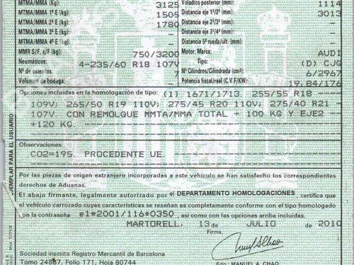 Recambios AUDI Q7 (4LB) 3.0 TDI quattro (240 hp) 4393943