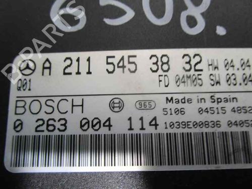 Electronic module MERCEDES-BENZ E-CLASS (W211) E 320 CDI (211.026) | BP12186649M83 