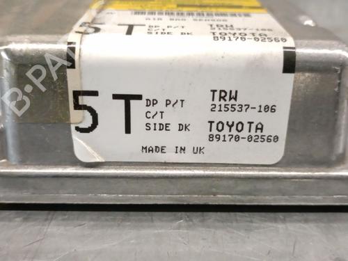 ECU airbags TOYOTA AURIS (_E15_) 1.33 Dual-VVTi (NRE150_, NRE150R) | BP27370240M53 