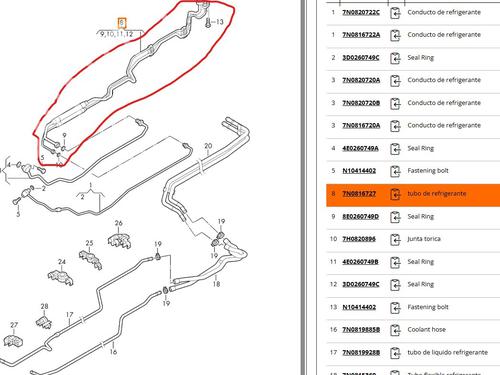 AC pipe SEAT ALHAMBRA (710, 711) 1.4 TSI | BP29432976M126 