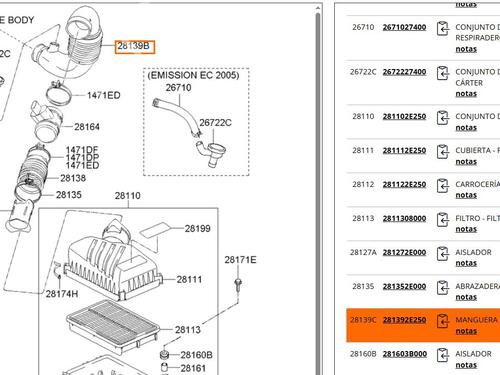 Pipe KIA SPORTAGE II (JE_, KM_) 2.0 CRDi | BP24844093M125 