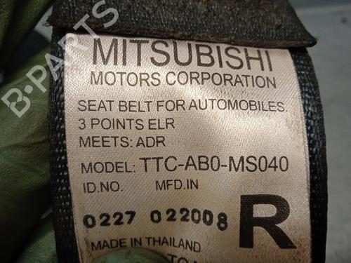 Rear left seatbelt MITSUBISHI L200 / TRITON (KA_T, KB_T)  | BP12191212I29 