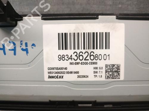 Display monitor PEUGEOT 308 III (FB_, FH_, FP_, F3_, FM_) BlueHDi 130 (FBYHZL, FBYHZT) | BP25244471C48 