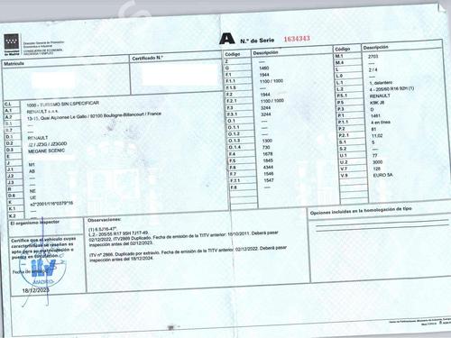Left front window switch RENAULT SCÉNIC III (JZ0/1_) 1.5 dCi | BP33856514I27  - Image 8