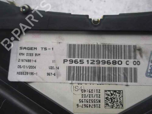 Instrument cluster PEUGEOT 307 (3A/C) 2.0 HDi 135 | BP2230549C47 
