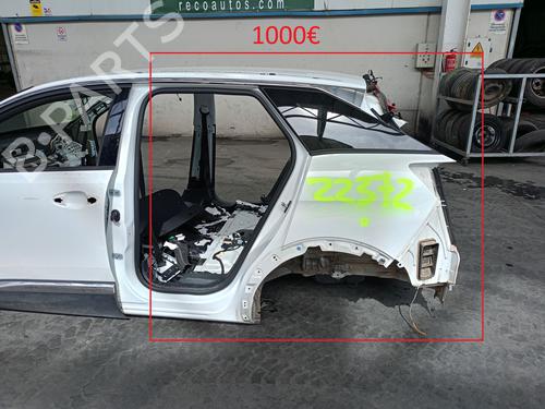 Left rear fenders PEUGEOT 3008 II SUV (MC_, MR_, MJ_, M4_) 1.5 BlueHDi 130 | BP24394562C43 