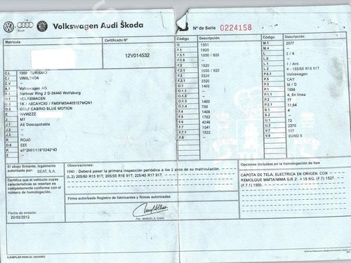 Headlight switch VW GOLF VI Convertible (517) 1.6 TDI | BP19342058I24 - Image 6
