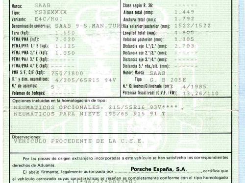 Sikkerhedssele bag venstre SAAB 9-5 (YS3E) 2.0 t | BP7823979I29 