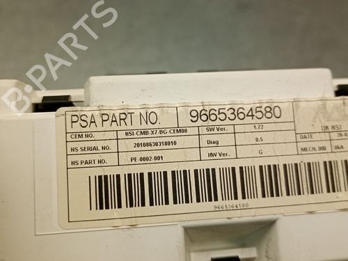 Instrument cluster CITROËN C5 III (RD_) 2.0 16V (RDRFJC, RDRFJF) | BP30539562C47 