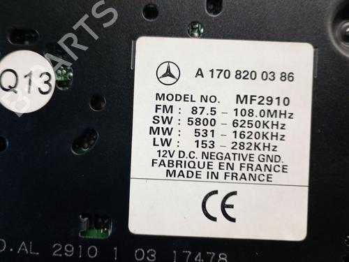 Radio MERCEDES-BENZ CLK (C208)  | BP27451857E6 