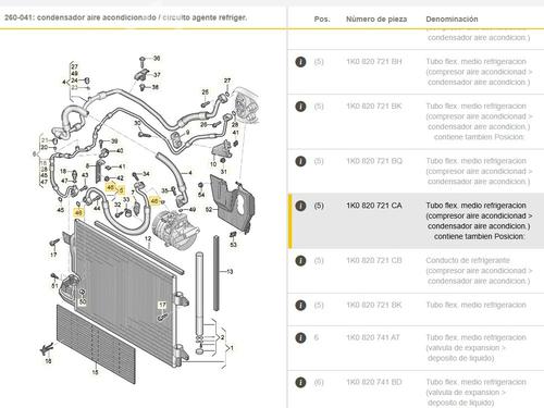 AC pipe AUDI A3 (8P1) 2.0 TDI 16V | BP29938321M126 