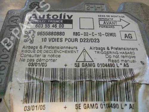 ECU airbags PEUGEOT 407 (6D_) 2.0 HDi 135 (6DRHRH, 6DRHRE, 6DRHRG, 6DRHRJ) | BP2315414M53 
