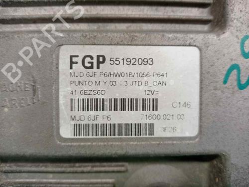 Engine control unit (ECU) FIAT PUNTO (188_) 1.3 JTD 16V | BP10097880M57 
