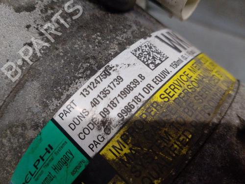 AC compressor OPEL ZAFIRA / ZAFIRA FAMILY B (A05) 1.6 (M75) | BP28212124M34 