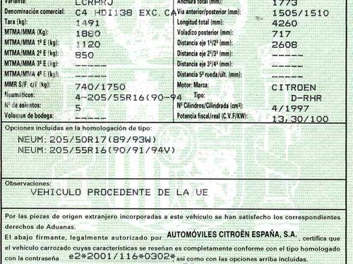 Left sun visor CITROËN C4 I (LC_) 2.0 HDi | BP2305702I1 - Image 7