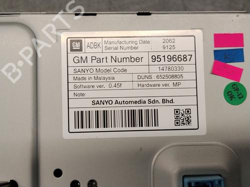 Display OPEL ZAFIRA TOURER C (P12) 2.0 CDTi (75) | BP36070377C48  - Image 5