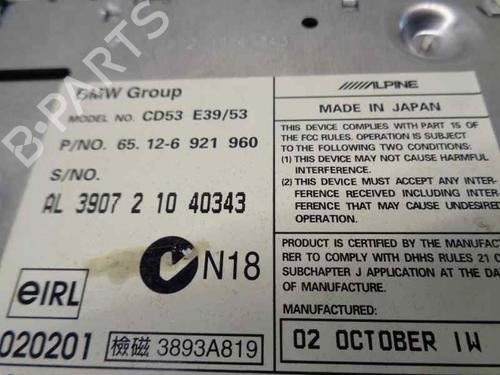 Radio BMW 5 (E39) 520 i | BP6318337E6 