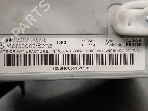 Radio MERCEDES-BENZ A-CLASS (W169) A 150 (169.031, 169.331) | BP11290661E6 