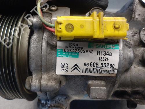 AC compressor PEUGEOT 407 (6D_) 1.6 HDi 110 (6D9HZC, 6D9HYC) | BP15611377M34 