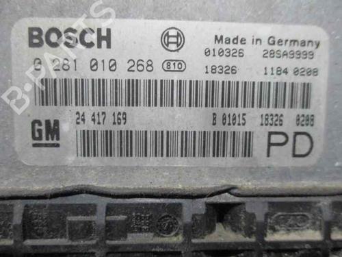Engine control unit (ECU) OPEL ZAFIRA A MPV (T98) 2.0 DTI 16V (F75) | BP2073034M57 