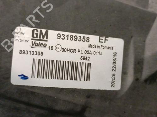 Right headlight OPEL CORSA D (S07) 1.2 (L08, L68) | BP30393450C29