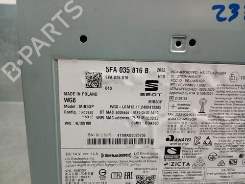 Electronic module CUPRA LEON (KL1, KU1, KUG) 1.5 eTSI | BP29943823M83 