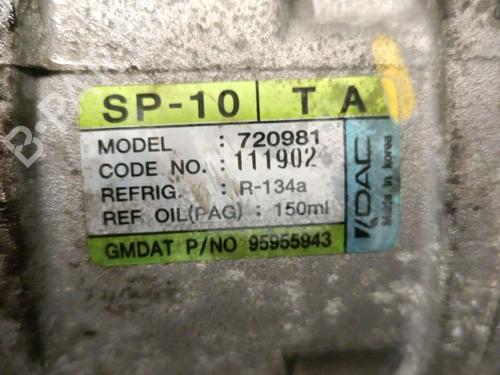 AC compressor CHEVROLET AVEO / KALOS Hatchback (T250, T255) 1.2 | BP30885860M34 