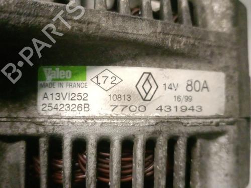 Alternator RENAULT MEGANE I Coach (DA0/1_) 1.9 dTi (DA0N) | BP31680235M7