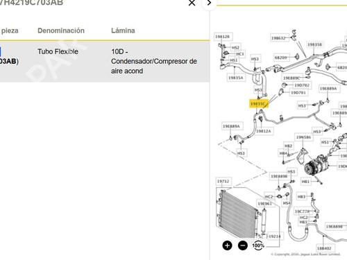 Tubo aria condizionata LAND ROVER RANGE ROVER III (L322) 3.6 D 4x4 (272 hp) 32404780