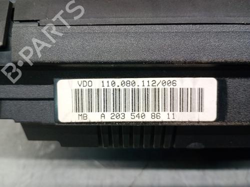 Instrument cluster MERCEDES-BENZ C-CLASS Coupe (CL203) C 220 CDI (203.708) | BP31160475C47 