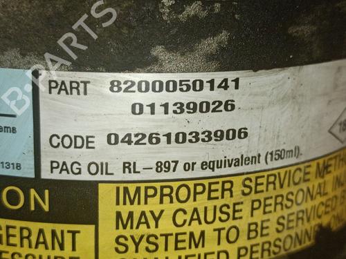 AC compressor RENAULT MEGANE I (BA0/1_) 1.4 16V (BA0D, BA1H, BA0W, BA10) | BP21839101M34 