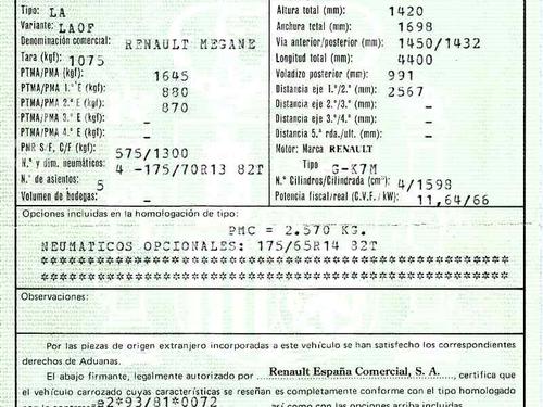 AC radiator RENAULT MEGANE I Classic (LA0/1_) 1.6 e (LA0F, LA0S) | BP2306324M32 