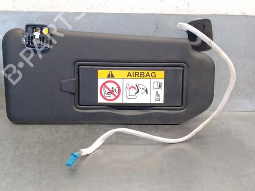 Used Right sun visor PEUGEOT 3008 II SUV (MC_, MR_, MJ_, M4_) 1.6 BlueHDi 120 (120 hp) 28360089