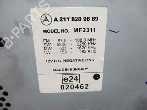Radio MERCEDES-BENZ E-CLASS (W211) E 320 CDI (211.026) | BP3137635E6 