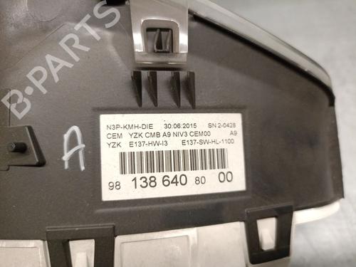 Instrument cluster PEUGEOT 2008 I (CU_) 1.6 BlueHDi 100 | BP29704972C47 