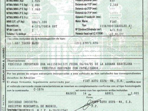 Other FIAT DOBLO Box Body/MPV (223_) 1.9 JTD | BP30150039O1