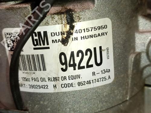 AC compressor OPEL ZAFIRA TOURER C (P12) 1.4 (75) | BP37405605M34 - Image 6