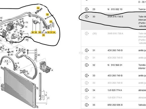 AC pipe VW GOLF VIII (CD1, DA1) 1.5 eHybrid | BP31929282M126 