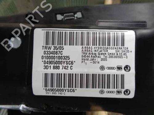 Right curtain airbag VW PHAETON (3D1, 3D2, 3D3, 3D4, 3D6, 3D7, 3D8, 3D9) 3.2 V6 4motion | BP5845494C12 
