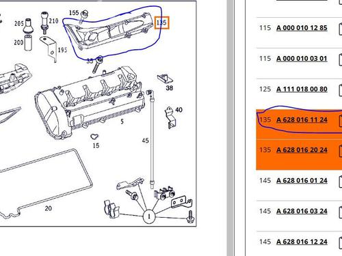 Valve cover MERCEDES-BENZ M-CLASS (W163) ML 400 CDI (163.128) | BP22193479M124 