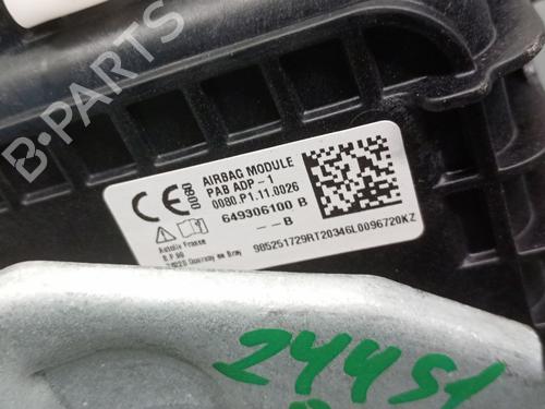 Passenger airbag DACIA SANDERO III 1.0 TCe 90 | BP31623337C10