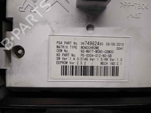 Instrument cluster PEUGEOT 5008 (0U_, 0E_) 2.0 HDi 150 / BlueHDi 150 | BP18112148C47 