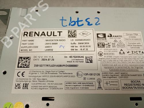 Radio RENAULT CAPTUR II (HF_) TCe 90 (HFM6) | BP29638166E6 